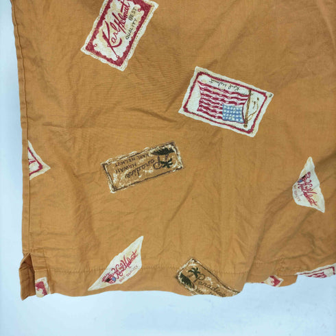 カールヘルム Karl Helmut S/S 総柄 ワッペンプリント オープンカラーシャツ メンズ JPN:M